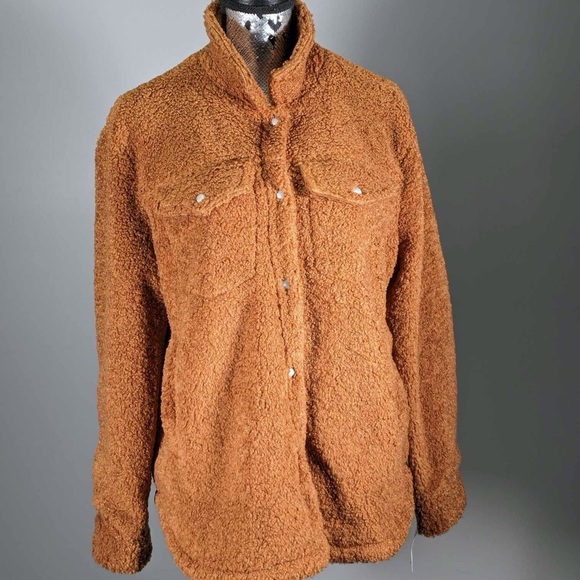 NWT ⭐️ host pick ⭐️  [BLANKNYC] WINTER FAUX SHEARLING SHIRT JACKET - M - Picture 8 of 8